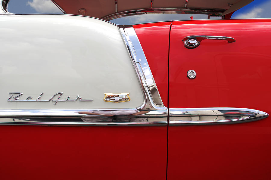 Chevy Belair Classic Trim Photograph by Mike McGlothlen