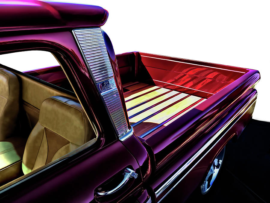 Transportation Digital Art - Chevy Custom Truckbed by Douglas Pittman