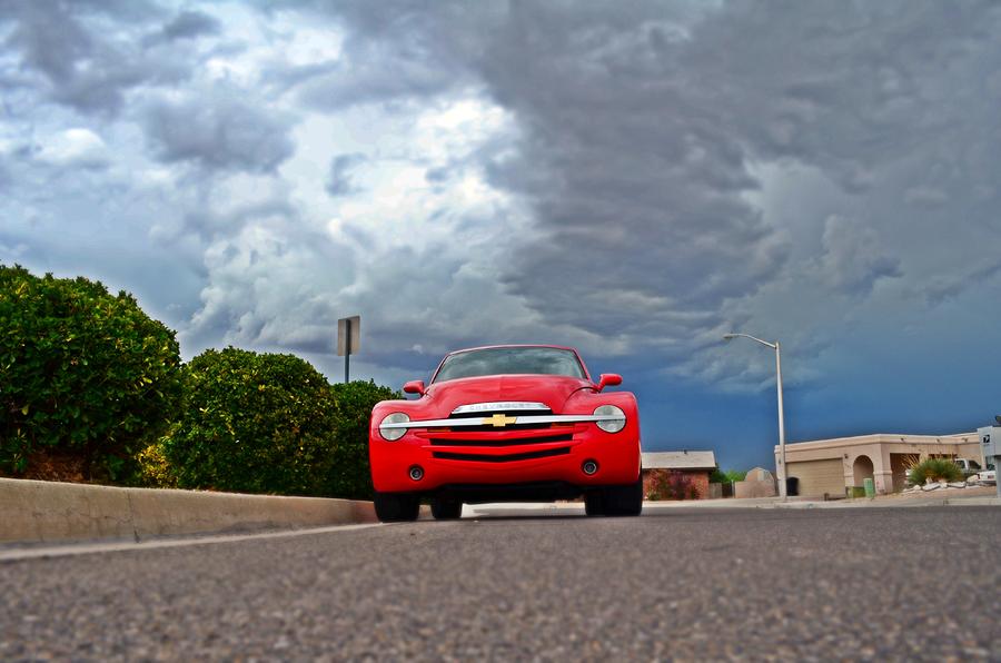 Car Photograph - Chevy SSR by Paul Whitney