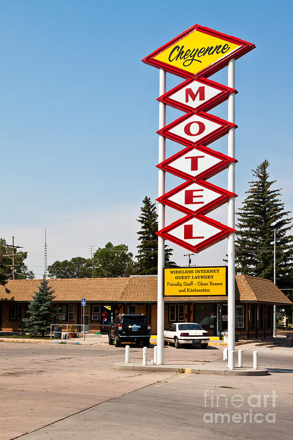 Cheyenne Motel Photograph by Lawrence Burry