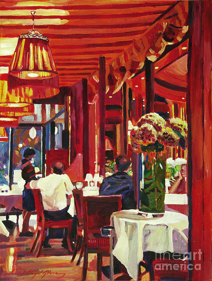 Chez Parisian Painting by David Lloyd Glover