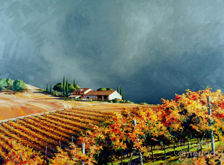 Chianti Storm Painting by Michael Swanson