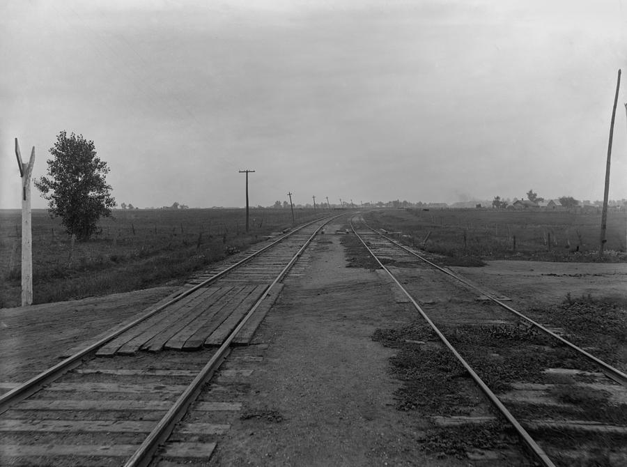 Chicago And Alton Railroad Crossing Photograph By Everett