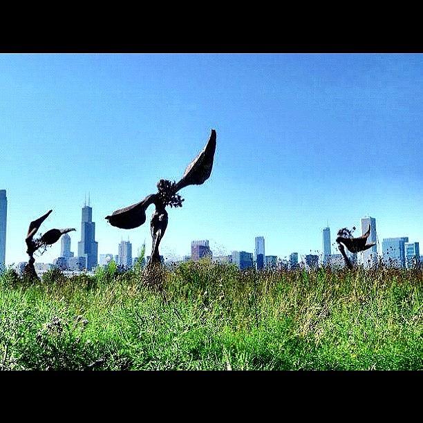 Skyscraper Photograph - Chicago Angels #chicago #chitexture by David Sabat