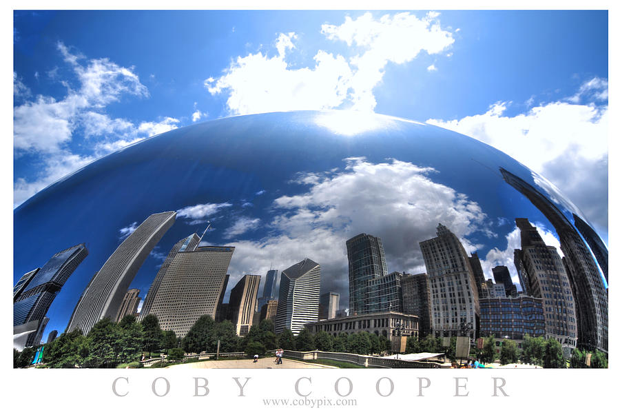 Chicago Bean Color Photograph by Coby Cooper