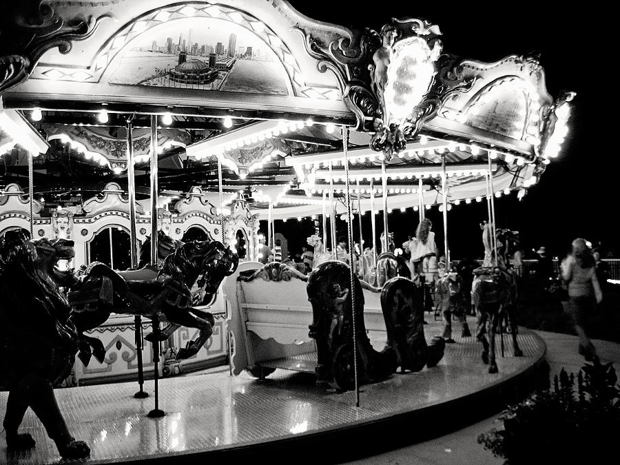 Chicago Carousel Photograph by Laura Kinker
