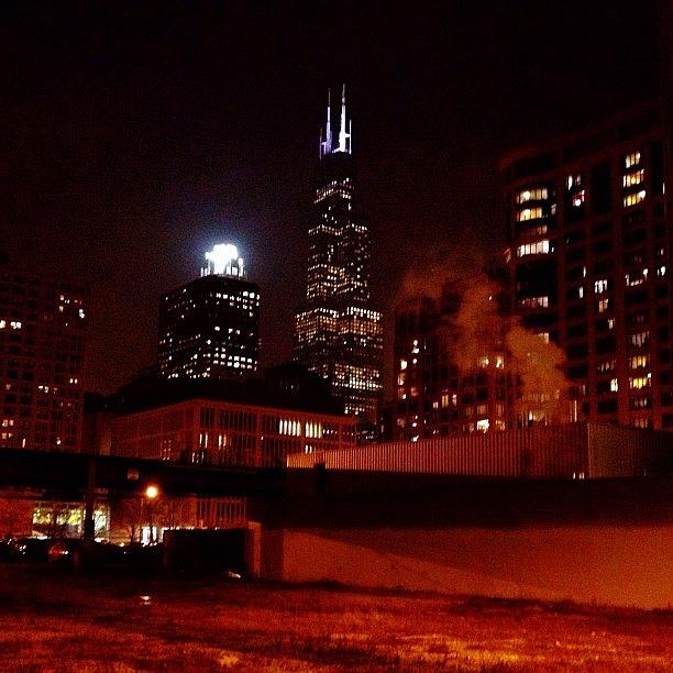 Skyscraper Photograph - #chicago #chitexture #architecture by David Sabat