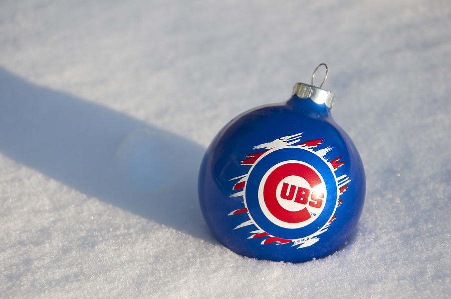Chicago Cubs Ornament Photograph by Glenn Gordon