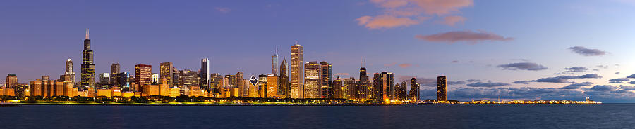 Chicago Illinois Skyline at Dawn Photograph by Twenty Two North ...