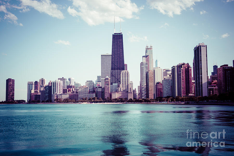 Chicago Photograph - Chicago Instagram High Resolution Picture by Paul Velgos