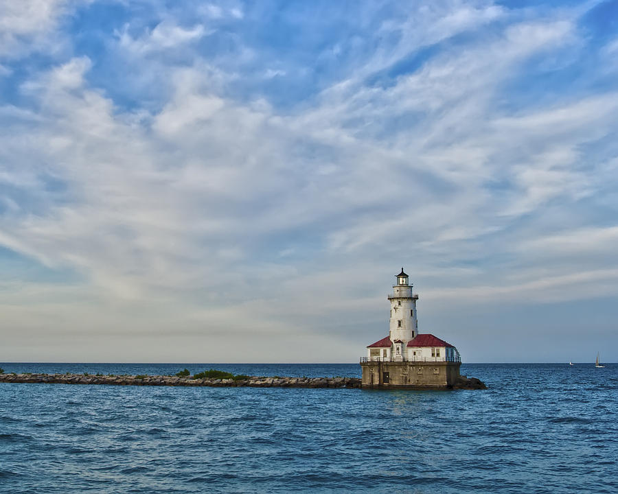 Chicago Lighthouse Photograph by Scott Wood