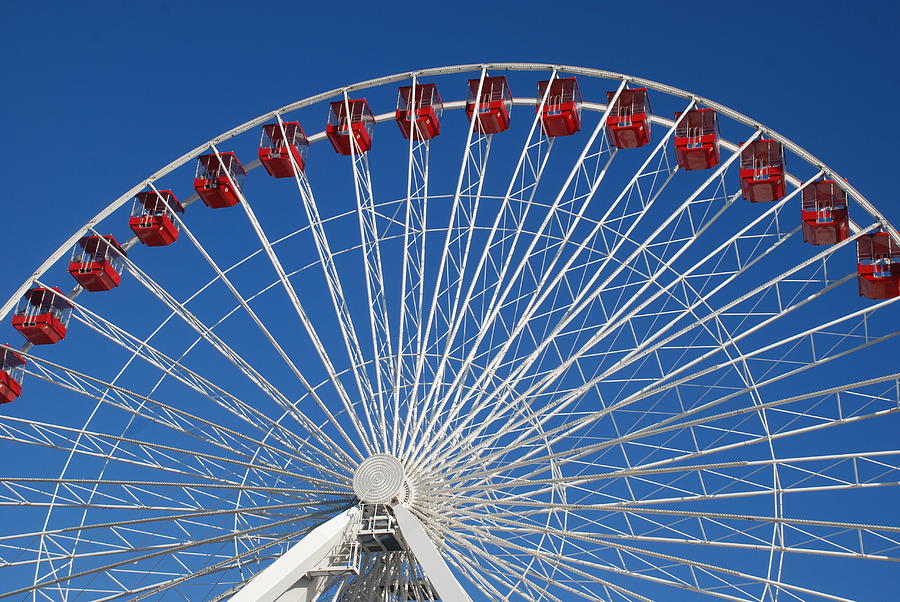 Chicago Navy Pier Ferris Wheel Photograph by Richard Bryce and Family