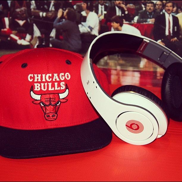 Bull Photograph - #chicagobulls #bulls #beatsbydre #white by Ellis Kolias