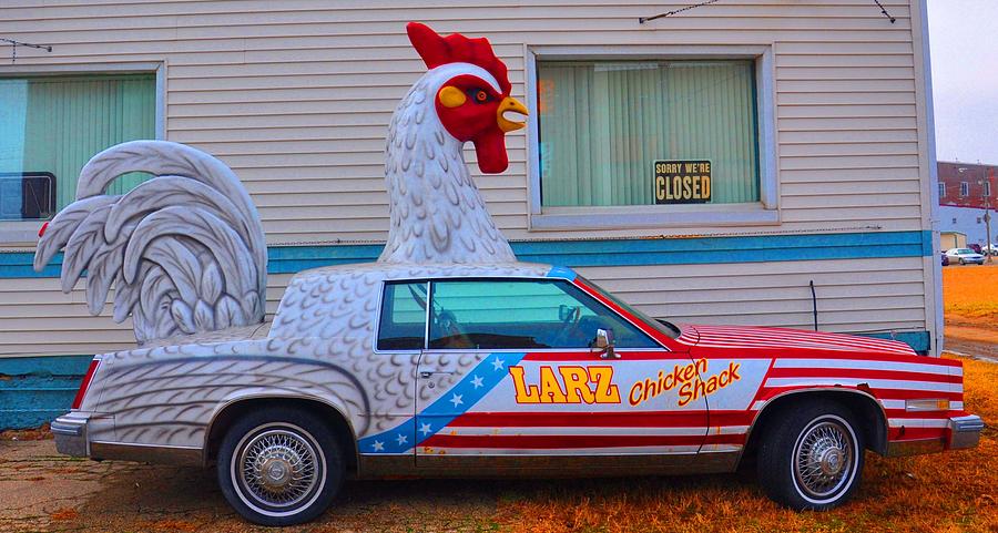 Chicken Cadillac Photograph by Daniel Ness