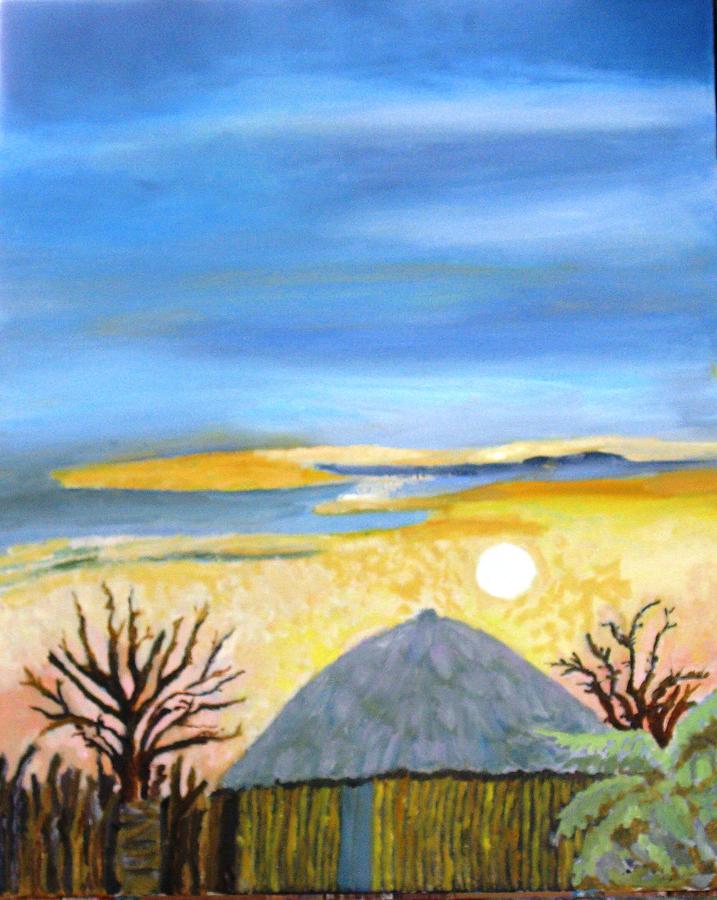 Landscape Painting - Chief Home by Selma Suliaman