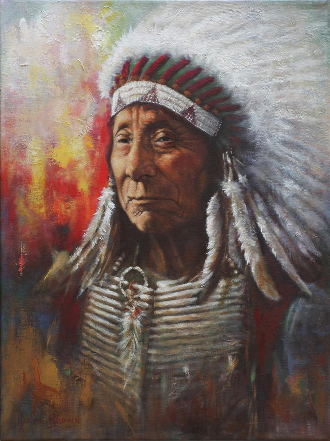 Chief Red Cloud by Harvie Brown