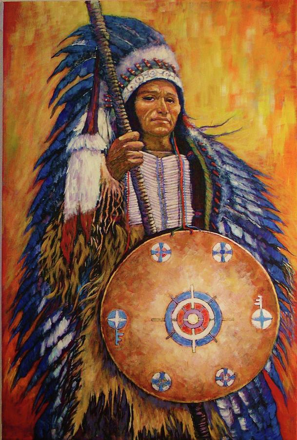 Chief Two Painting by Charles Munn