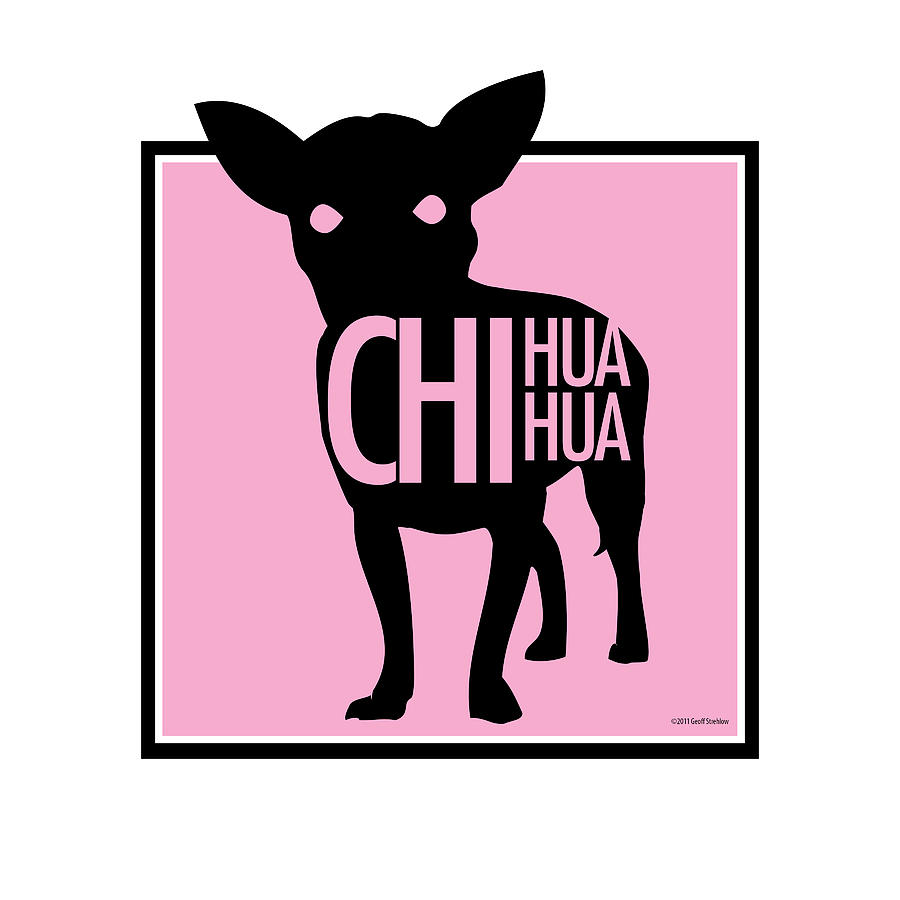Chihuahua Pink Digital Art by Geoff Strehlow