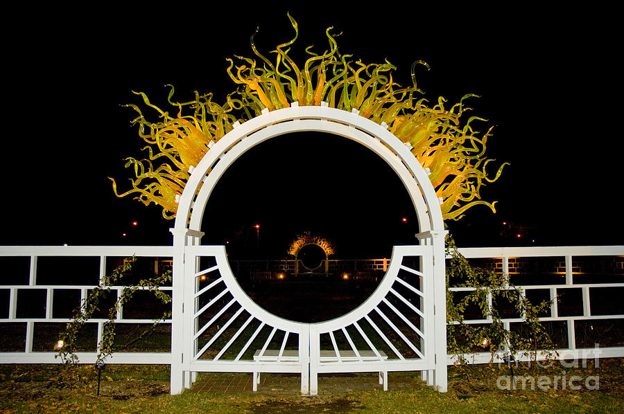 Chihuly Flaming Arch Photograph by Tim Mulina