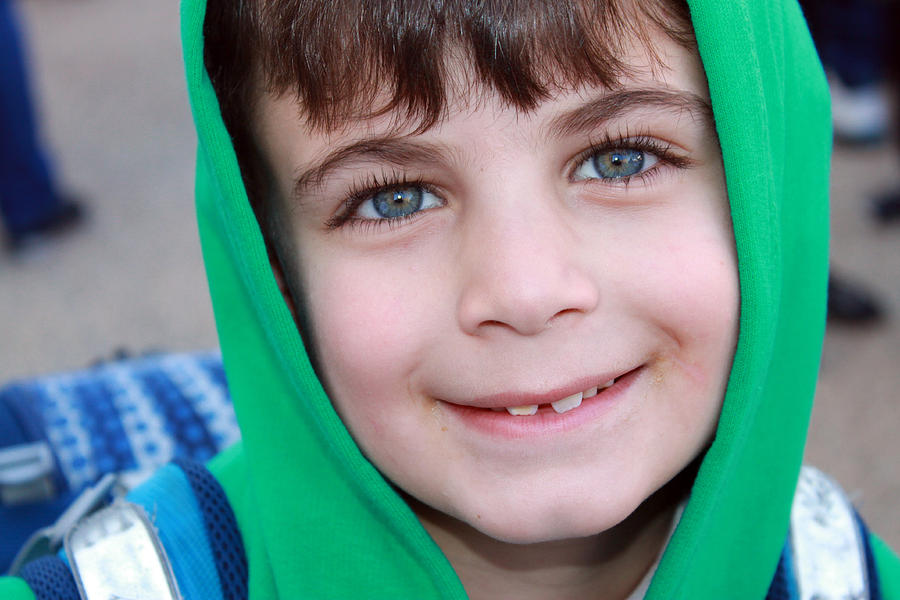 Child from Ramallah Photograph by Munir Alawi