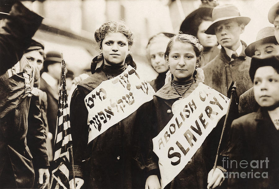 Child Labor Protest, 1909 Photograph by Granger