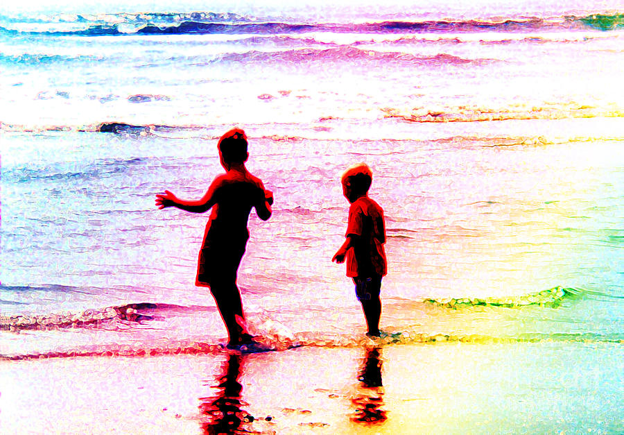 Childhood At The Beach Photograph by Susan Stevenson