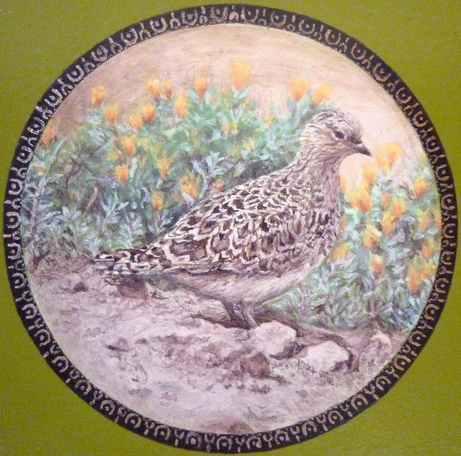 Chilean Tinamou Painting by Ronald Osborne