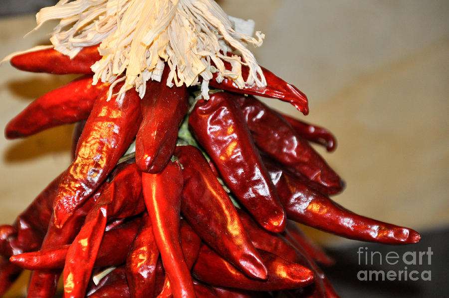 Still Life Photograph - Chili Peppers by Cheryl McClure