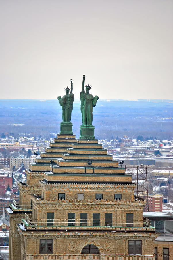 Chilly Liberty Photograph by Michael Frank Jr