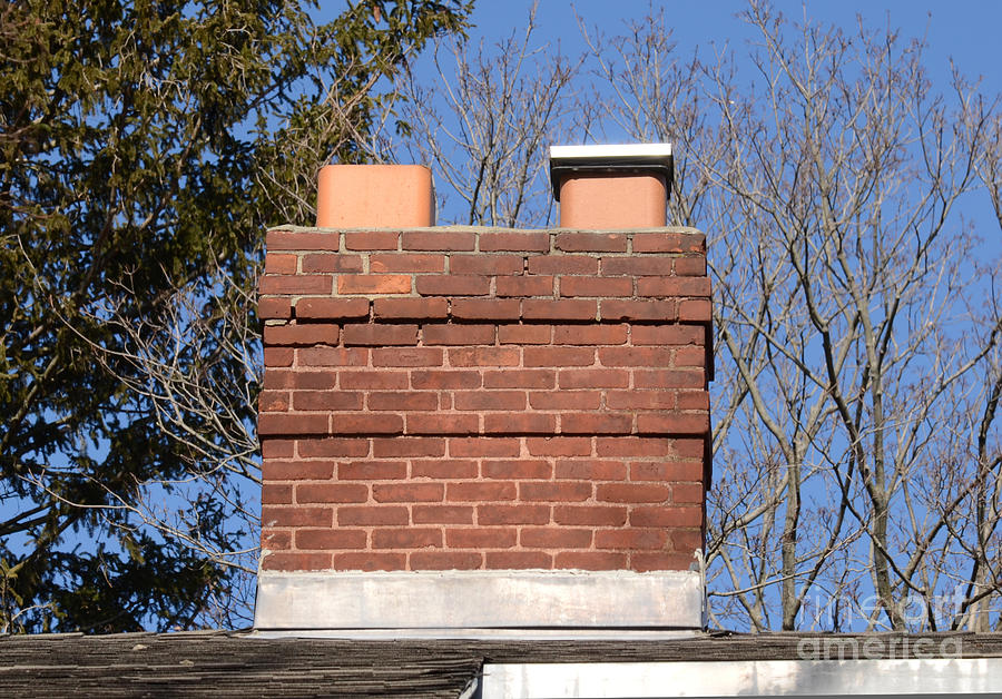Chimney Photograph by Photo Researchers