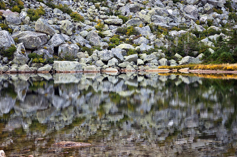 Chimney Pond Reflections Photograph by Glenn Gordon