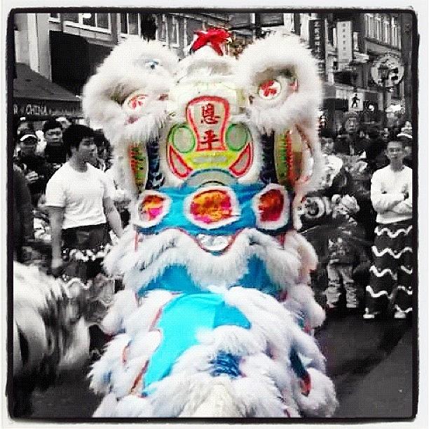Lion Photograph - #china #lion #dance #culture by Victor Wong