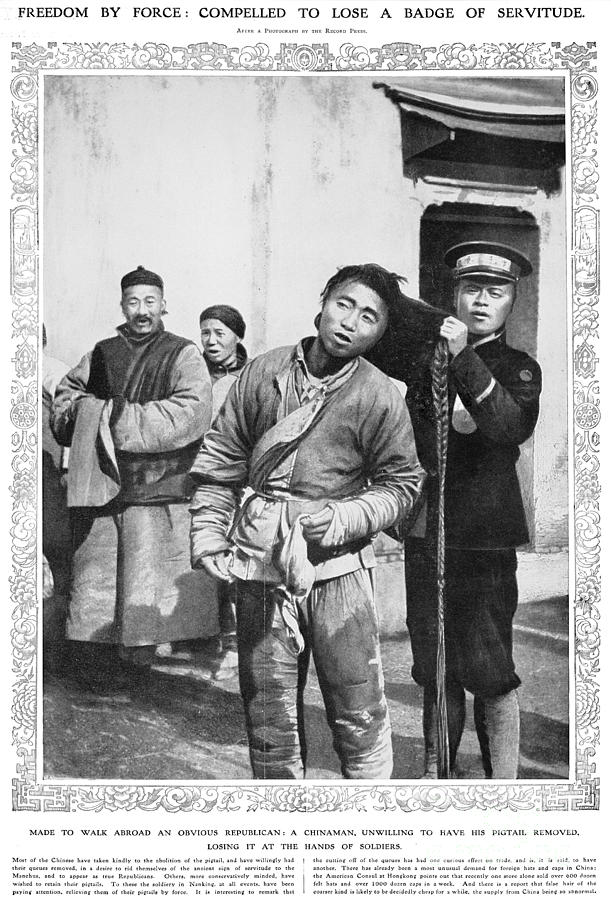 Newspaper Photograph - China: Revolution, 1912 by Granger