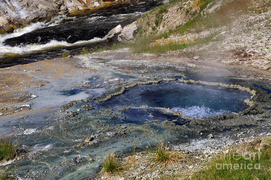Chinaman Spring in Yellowstone NP Photograph by Louise Heusinkveld