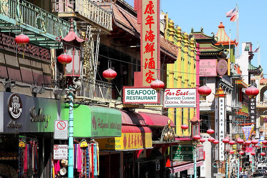 Chinatown in San Francisco Photograph by Wingsdomain Art and Photography