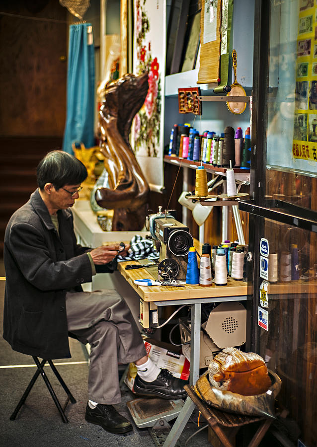 Chinatown Tailor Photograph by Anthony Citro