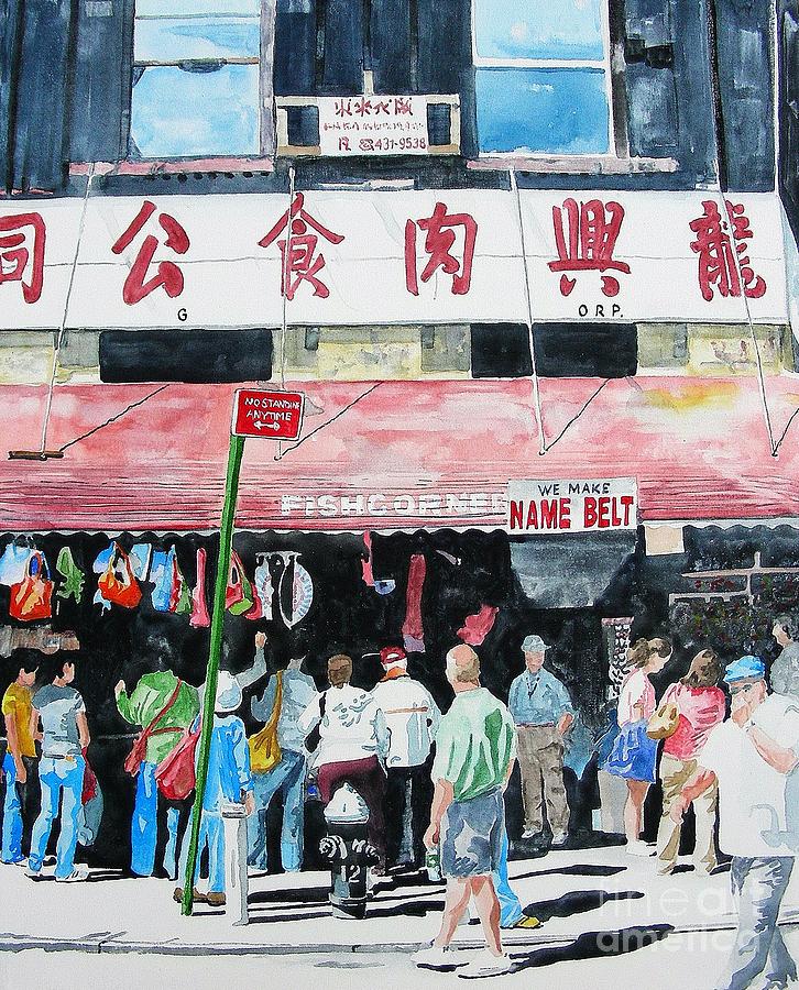 Chinatown two Painting by Tom Riggs
