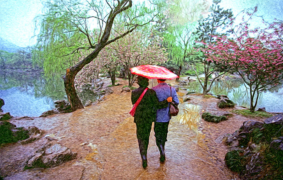 Chinese Couple as art Photograph by Larry Mulvehill