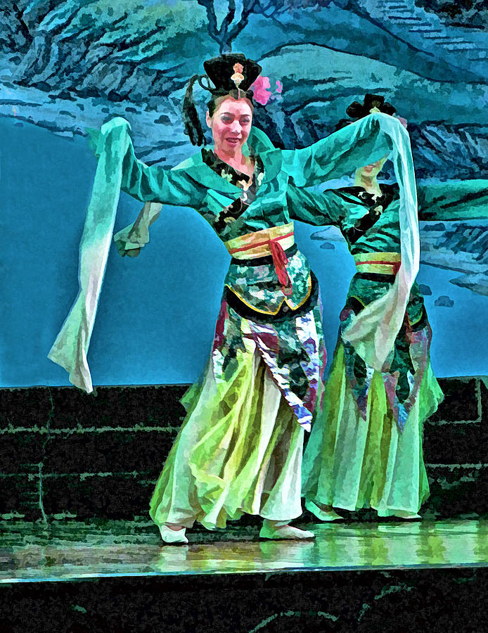 Chinese Cultural Dance 2 Photograph by Helaine Cummins