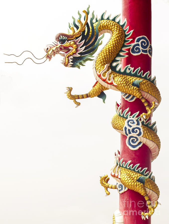 Chinese dragon Photograph by Anek Suwannaphoom