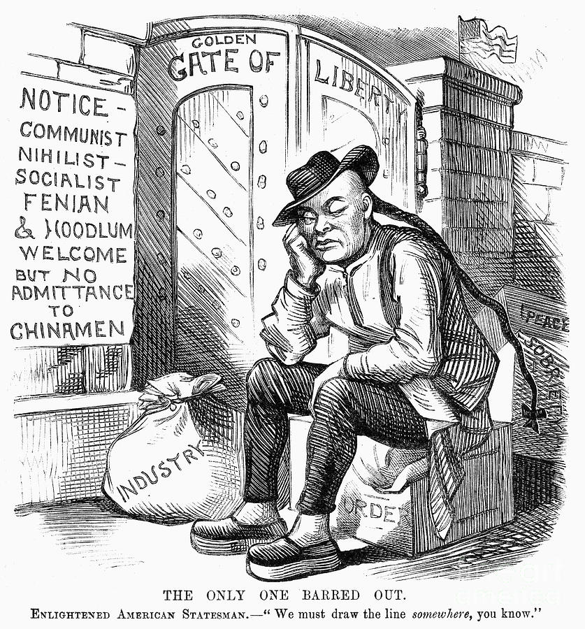 Chinese Exclusion Act, 1882 Photograph by Granger