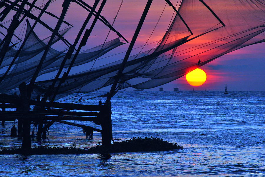 Chinese Fishing Nets Photograph by Vinod Nair