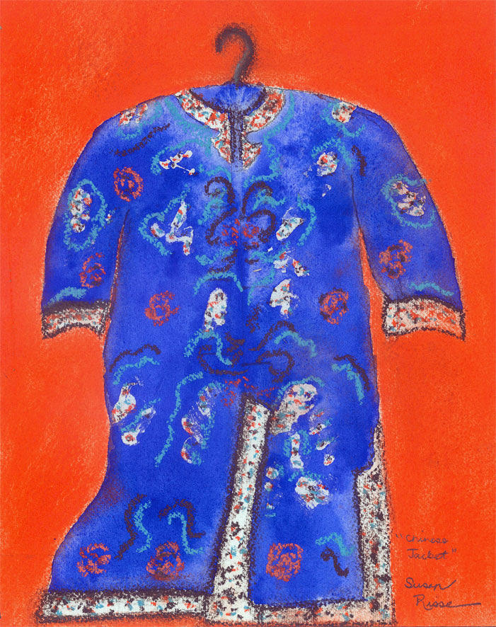 Chinese Jacket Painting by Susan Risse Chinese Jacket Painting by Susan Risse
