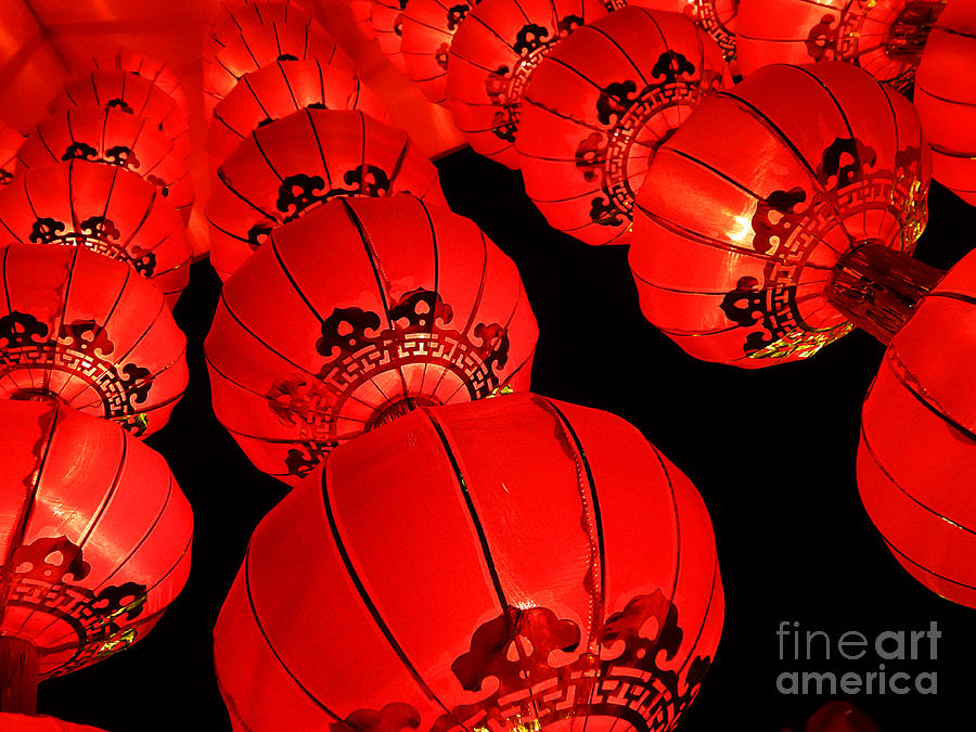 Chinese Lanterns 3 Photograph by Xueling Zou