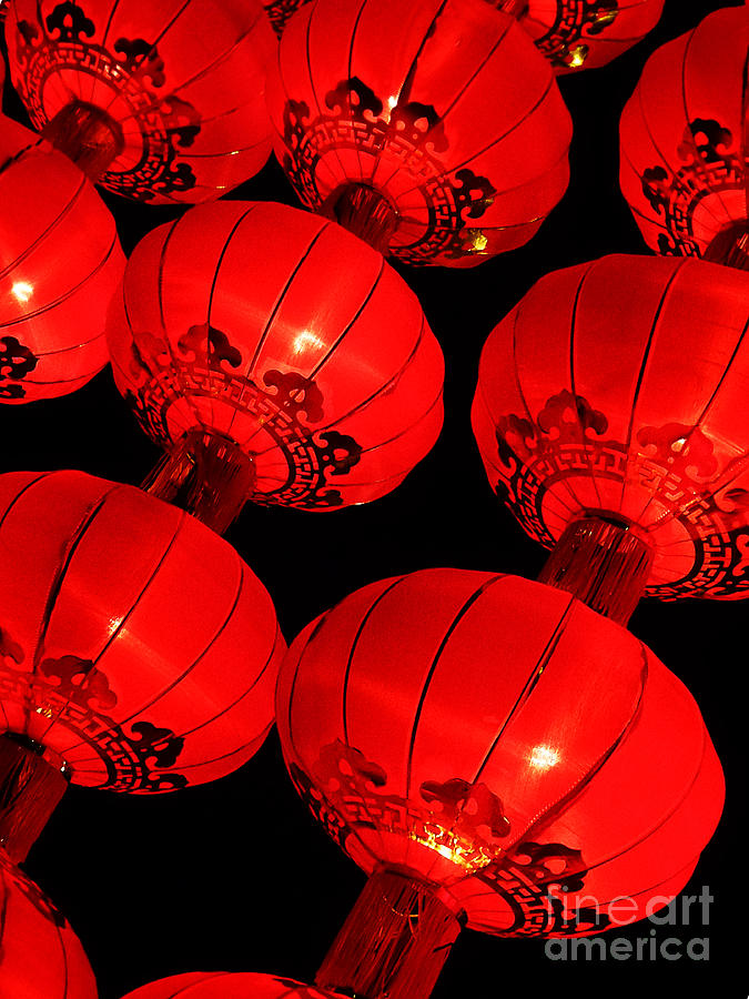 Chinese Lanterns 6  Photograph by Xueling Zou