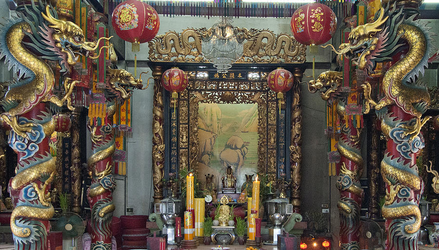 Chinese Shrine of Goddess Brahma Met DTHB1282 Photograph by Gerry Gantt