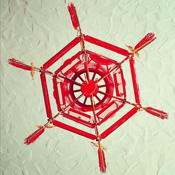 Hexagon Photograph - Chinese Snowflake by Kevin Mao
