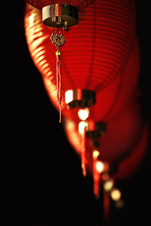 Lamp Photograph - Chinese Whispers by Evelina Kremsdorf