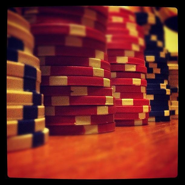 Poker Chips Photograph - Chips by Shayne Arcilla