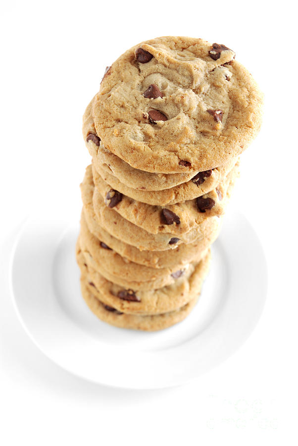 Cookie Photograph - Chocolate Chip Cookies by HD Connelly